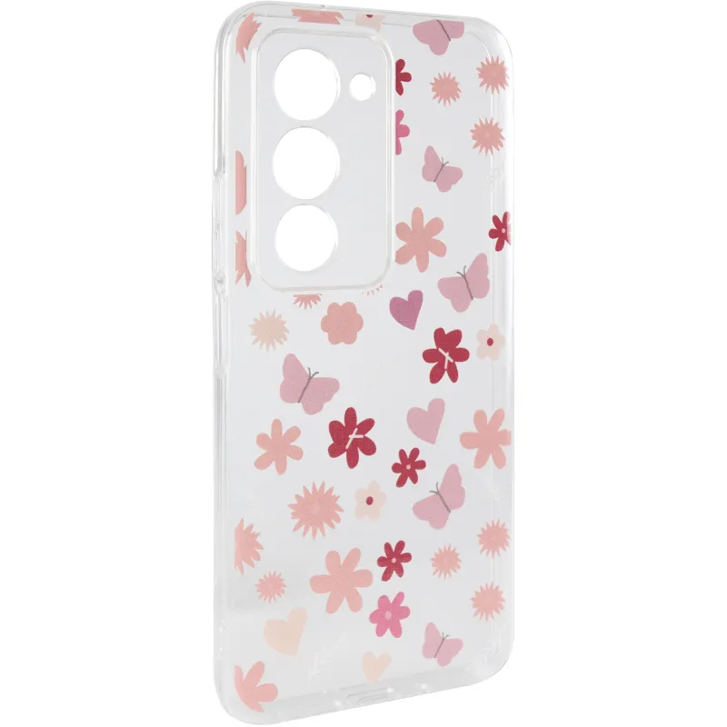 Чехол TPU Clear Joy для Xiaomi Redmi 15 4G (Global) / 5G – Butterfly Garden. Фото 1 из 6