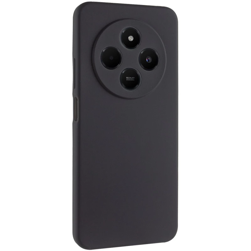 Чохол Silicone Case Lakshmi Plus з закритою камерою на Xiaomi Redmi 14C / Poco C75 – Чорний / Black. Фото 2 з 8