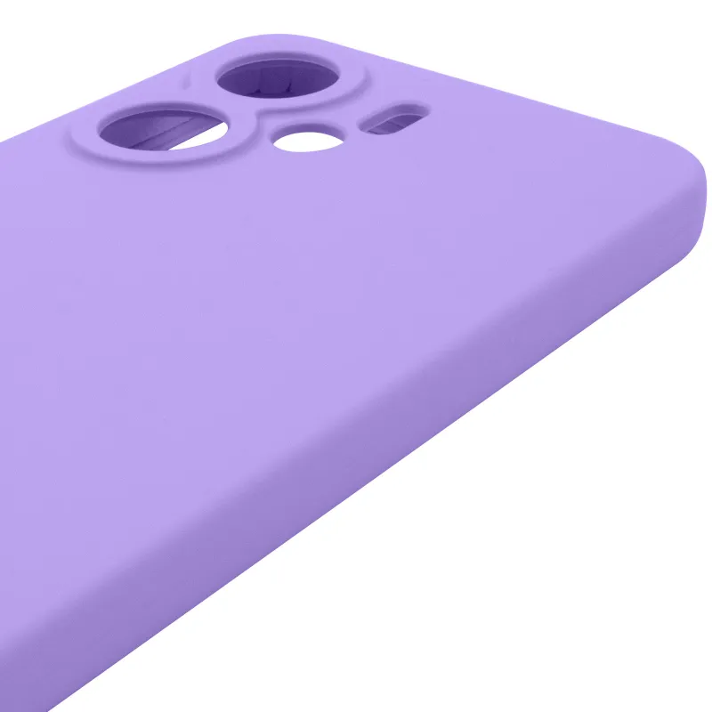Чохол Silicone Case Lakshmi Premium із закритою камерою для Xiaomi Redmi 13C – Бузковий / Dasheen. Фото 6 з 7