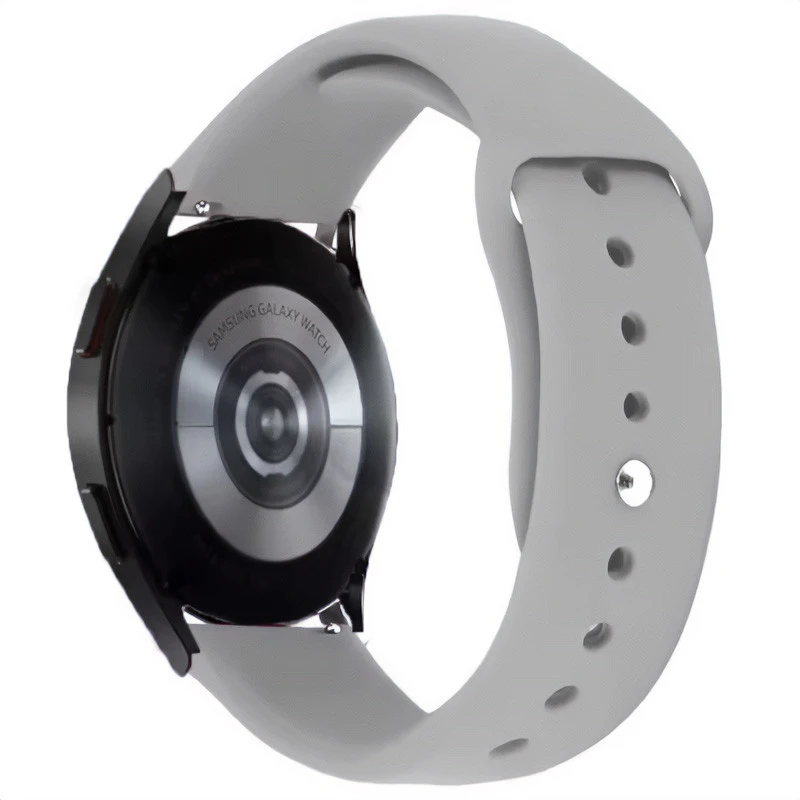 Силіконовий ремінець Sport для Smart Watch 20mm – Сірий / Stone. Фото 1 з 1