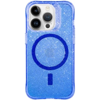 Зоряний чохол з MagSafe на Apple iPhone 15 Pro Max (6.7") — Blue
