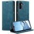 Шкіряний чохол-книжка CaseMe Velvet Nubuck для Samsung Galaxy A17 4G/5G – Blue. Фото 2 з 4