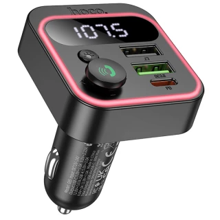 АЗУ FM модулятор Hoco E85 Tiger PD20W+QC3.0 фото 1 из 8