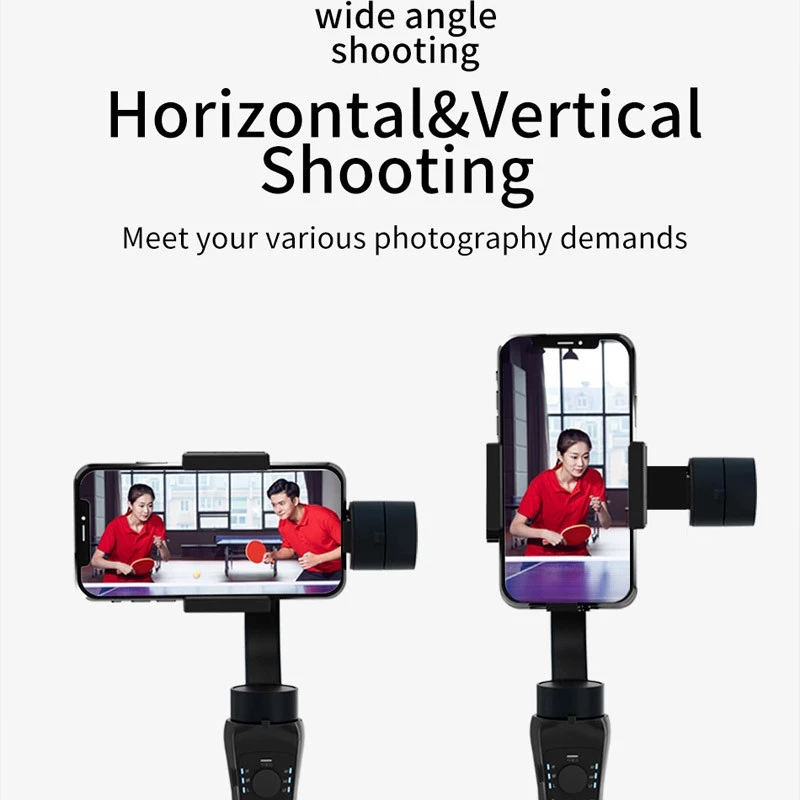 Стабілізатор WIWU S5B Three-Axis Motorized Gimba Stabilizer – Black. Фото 2 з 7