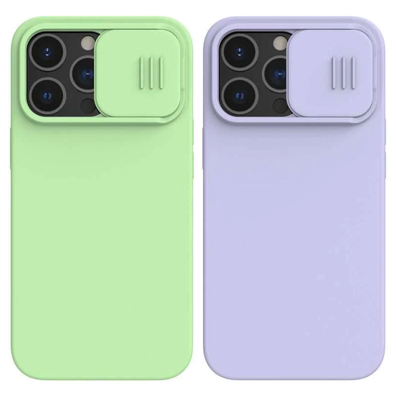 

Силіконова накладка Nillkin зі шторкою для камери на Apple iPhone 13 Pro Max (6.7")
