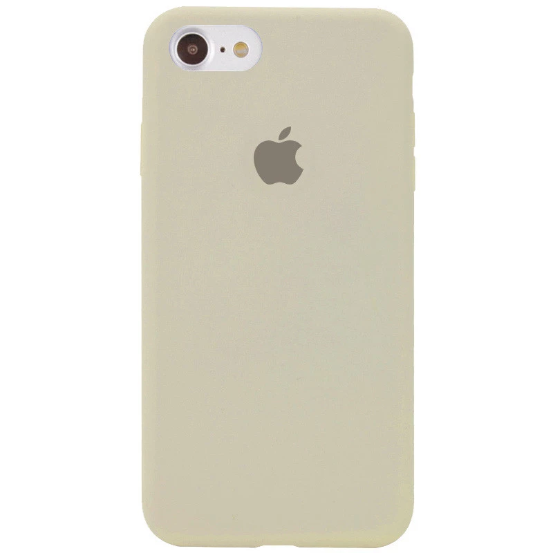 Чехол Silicone Case с закрытым низом для Apple iPhone 6/6s (4.7") – Бежевый / Antigue White. Фото 1 из 1
