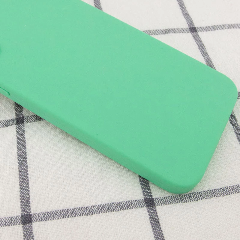 Чехол Silicone Case Square L с защитой камеры для Apple iPhone SE (2020) – Зеленый / Spearmint. Фото 2 из 3