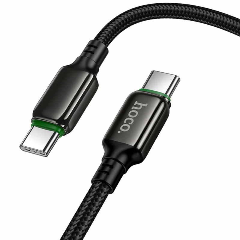 Дата кабель Hoco X127 Exceed Type-C to Type-C 60W (1m) – Black. Фото 6 з 6