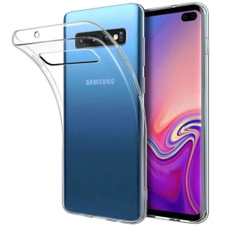 Ультратонкий силиконовый чехол 1 мм для Samsung Galaxy S10 фото 1 из 3