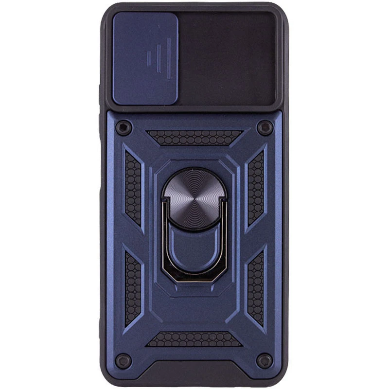 Удароміцний чохол Ummi Camshield Serge Ring (in box) для Xiaomi Redmi 15 4G (Global) / 5G – Синій / Navy. Фото 4 з 5