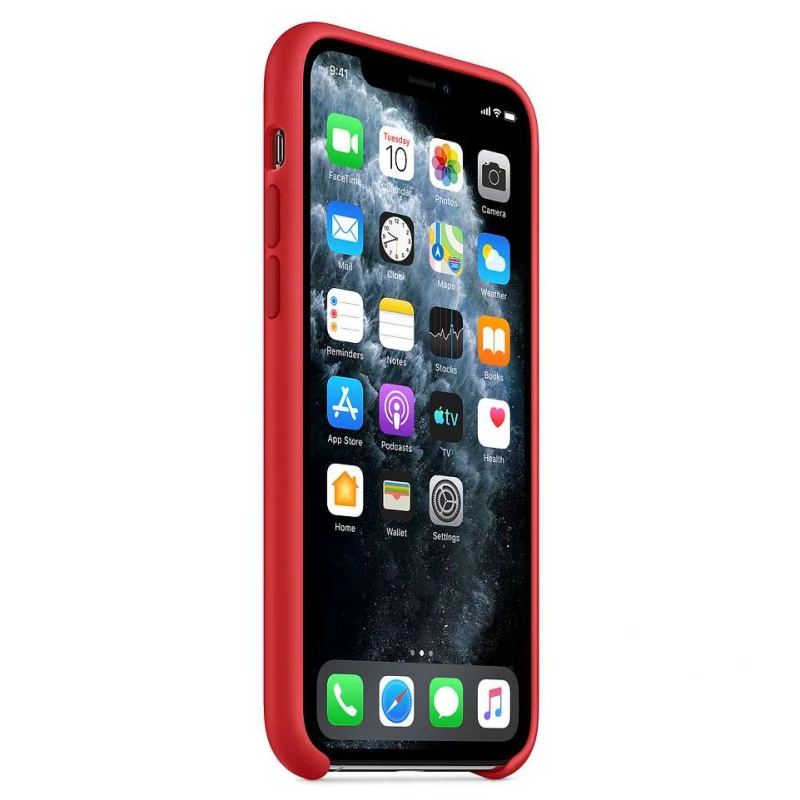 Чехол Silicone Case без лого для Apple iPhone 11 Pro (5.8") – Красный / Red. Фото 3 из 3