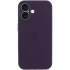 Чехол Silicone Case с защитой камеры для Apple iPhone 16 – Фиолетовый / Elderberry. Фото 6 из 8