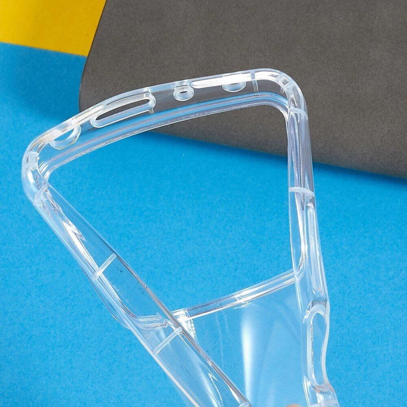 Ультратонкий силіконовий чохол 1мм на Xiaomi Redmi 10C – Безбарвний (прозорий). Фото 9 з 11