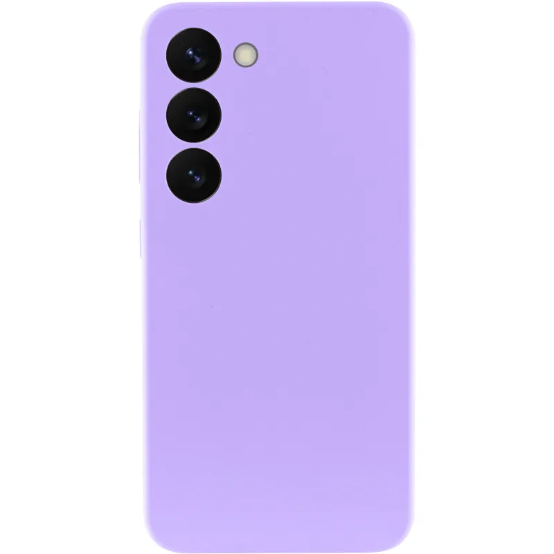 Чохол Silicone Case Lakshmi Premium із закритою камерою для Samsung Galaxy S23 – Бузковий / Dasheen. Фото 24 з 26