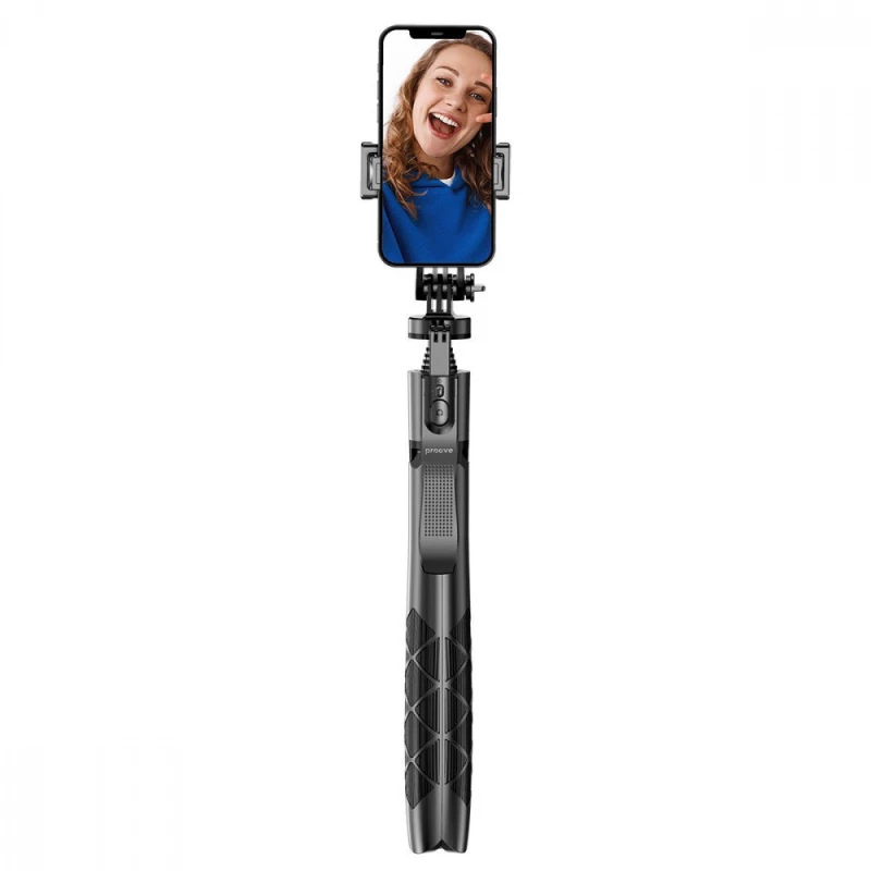 Трипод Proove MegaStick Selfie Stick Tripod (1530mm) – Black. Фото 9 из 12