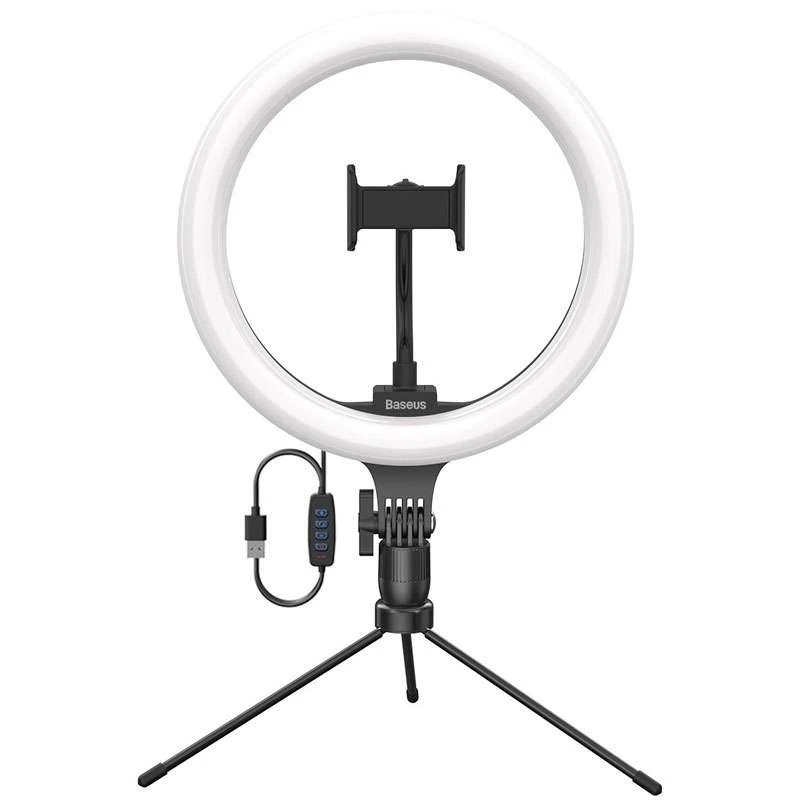 

Кільцева світлодіодна LED-лампа Baseus Live Stream 12" з триподом