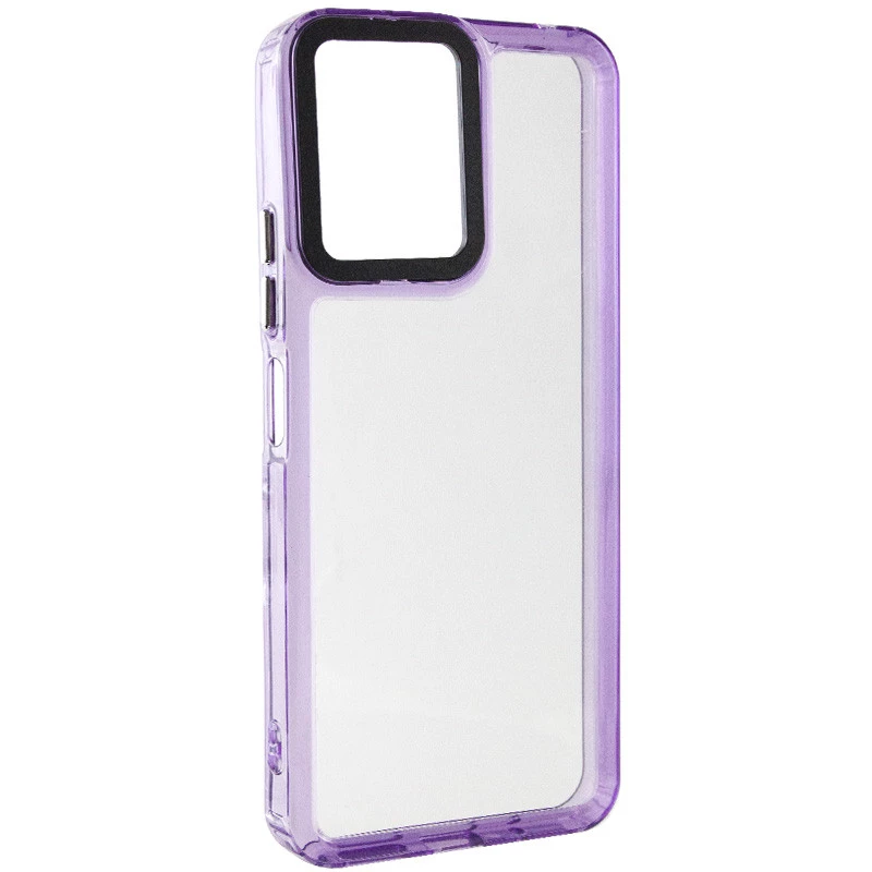 Цветной чехол TPU+PC на Xiaomi Redmi 12 – Purple. Фото 2 из 7