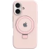 Силіконовий чохол Full Protective з кільцем-тримачем Apple iPhone 16 Plus – Pink. Фото 1 з 5