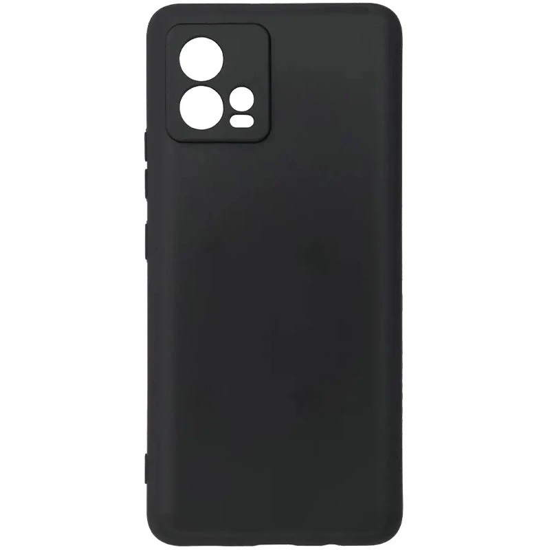 

Чёрный силиконовый чехол Epik с защитой камеры для Motorola Moto G72 (Черный), Чорний