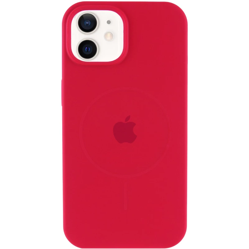 Чохол Silicone Armor Max with MagSafe для Apple iPhone 11 (6.1") – Червоний / Deep Red. Фото 4 з 9