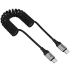 Дата кабель Hoco X121 Nuevo Type-C to Type-C 60W (1.5m) – Black. Фото 3 з 7