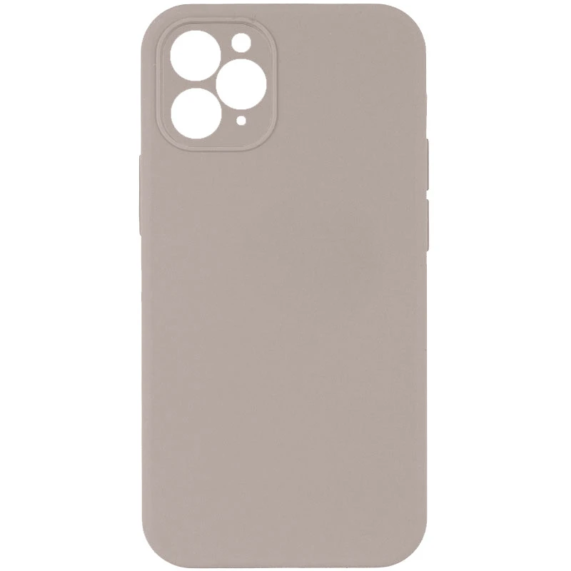 Чехол Silicone Case Square L с защитой камеры для Apple iPhone 11 Pro Max (6.5") – Серый / Light Grey. Фото 1 из 1