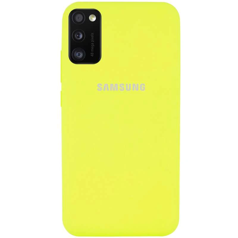 

Чохол Silicone Case з закритим низом на Samsung Galaxy A41 (Жовтий / Flash)