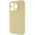Чехол с защитой камеры Silicone Case для Apple iPhone 15 Pro (6.1") – Желтый / Mellow Yellow. Фото 3 из 6