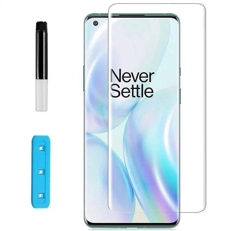 

3D захисне скло Nano Optics з УФ лампою на OnePlus 8 Pro