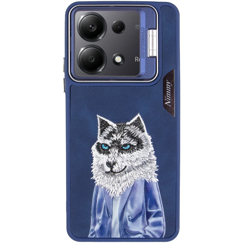 TPU+PC чехол с животными для Xiaomi Poco X6 – Blue Wolf. Фото 5 из 13