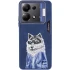 TPU+PC чохол з тваринами для Xiaomi Redmi Note 13 Pro 5G – Blue Wolf. Фото 5 з 13