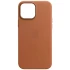 Кожаный чехол Leather Case с MagSafe для Apple iPhone 14 (6.1") – Brown. Фото 2 из 9