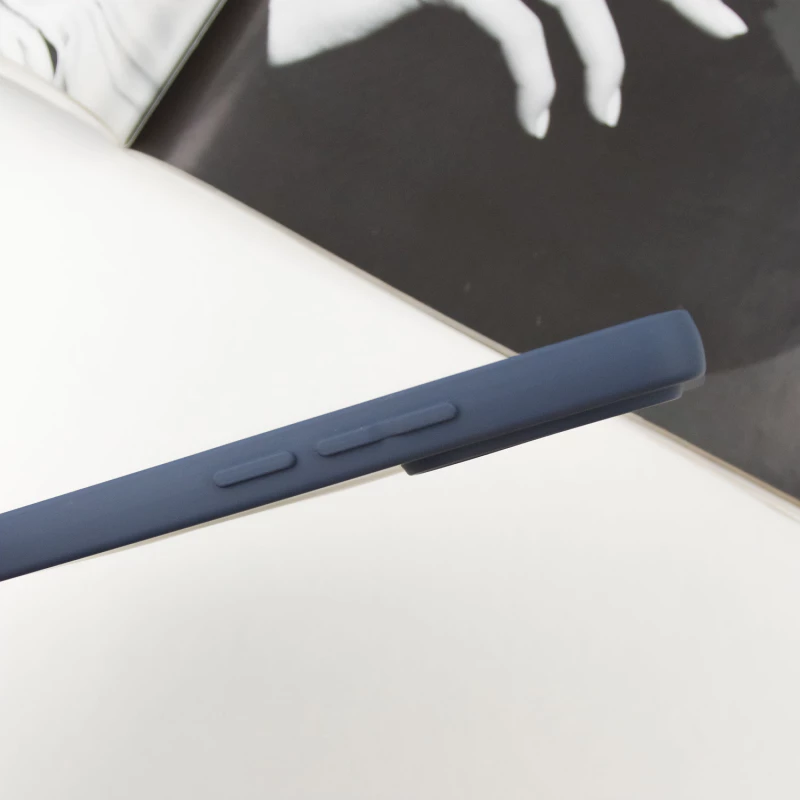 Чохол Silicone Case Lakshmi Plus з закритою камерою на Xiaomi Redmi Note 13 5G – Синій / Midnight Blue. Фото 5 з 6