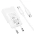 СЗУ Hoco N72 Speed ultra-thin PD20W (1USB-C) + кабель Type-C to Type-C – White. Фото 3 из 4