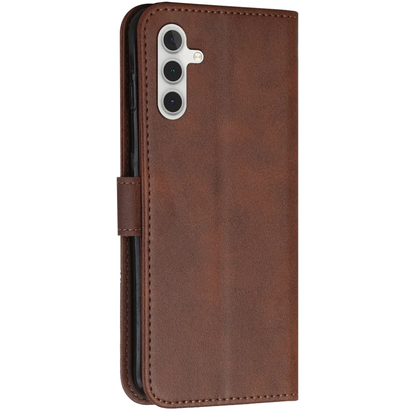 Кожаный чехол-книжка Jet Cover для Samsung Galaxy A36 5G – Brown. Фото 3 из 4