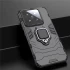 Протиударний чохол Transformer з кільцем на Xiaomi 14 – Чорний / Soul Black. Фото 2 з 8