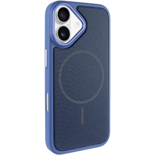 Чехол TPU TechWoven Hybrid with MagSafe для Apple iPhone 17 (6.3") — Blue
