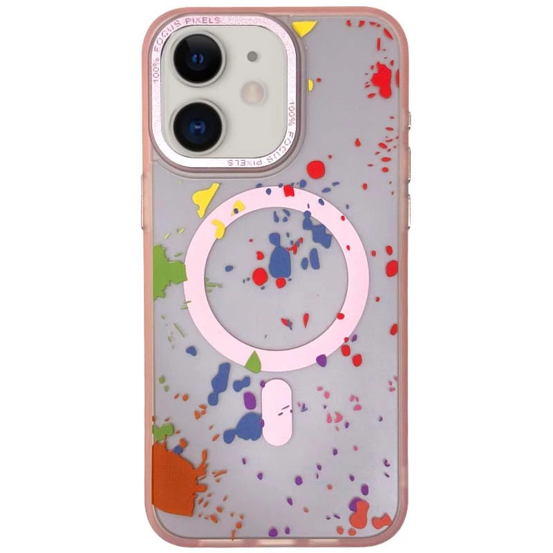 

Чехол абстракция рисования с MagSafe для Apple iPhone 11 (6.1") (Baby Pink)