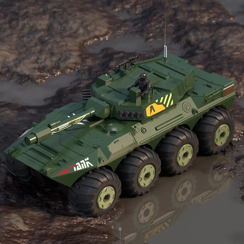 Бронетранспортер-амфібія на радіокеруванні SCHE Y1802 – Green. Фото 7 з 8
