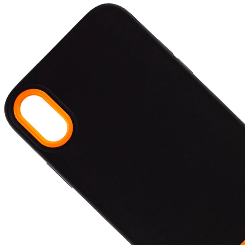 Двоколірний чохол Bichromatic на Apple iPhone X (5.8") – Black / Orange. Фото 2 з 5
