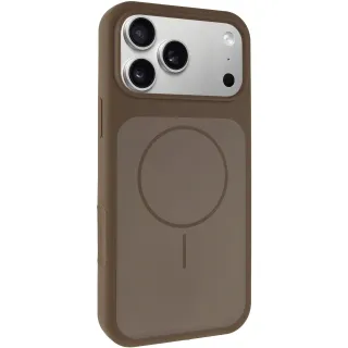 Чехол Silk Duo Color (AA) NO LOGO with Magnetic Fit для Apple iPhone 17 Pro Max (6.9") — Brown