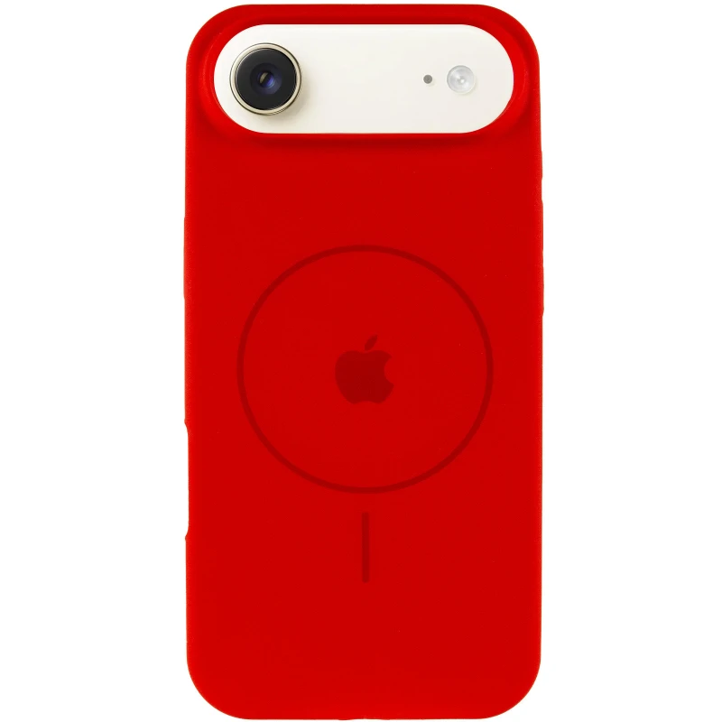 Чохол Silicone Case Full Protective (AA) V2 with MagSafe для Apple iPhone 17 Air (6.5") – Червоний / Red. Фото 4 з 11