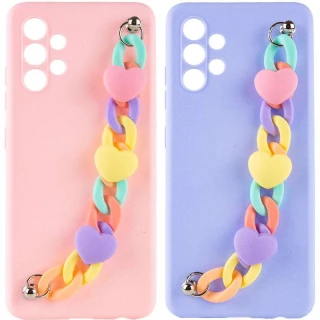 Чохол Heart з ланцюгом на Samsung Galaxy M53 5G фото 1 Чохол Heart з ланцюгом на Samsung Galaxy M53 5G фото 1 з 2