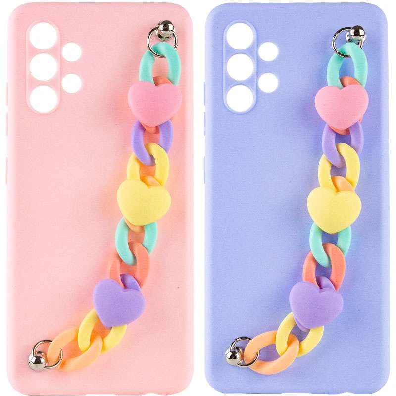 Чохол Heart з ланцюгом на Xiaomi Redmi 8a фото 2 з 2