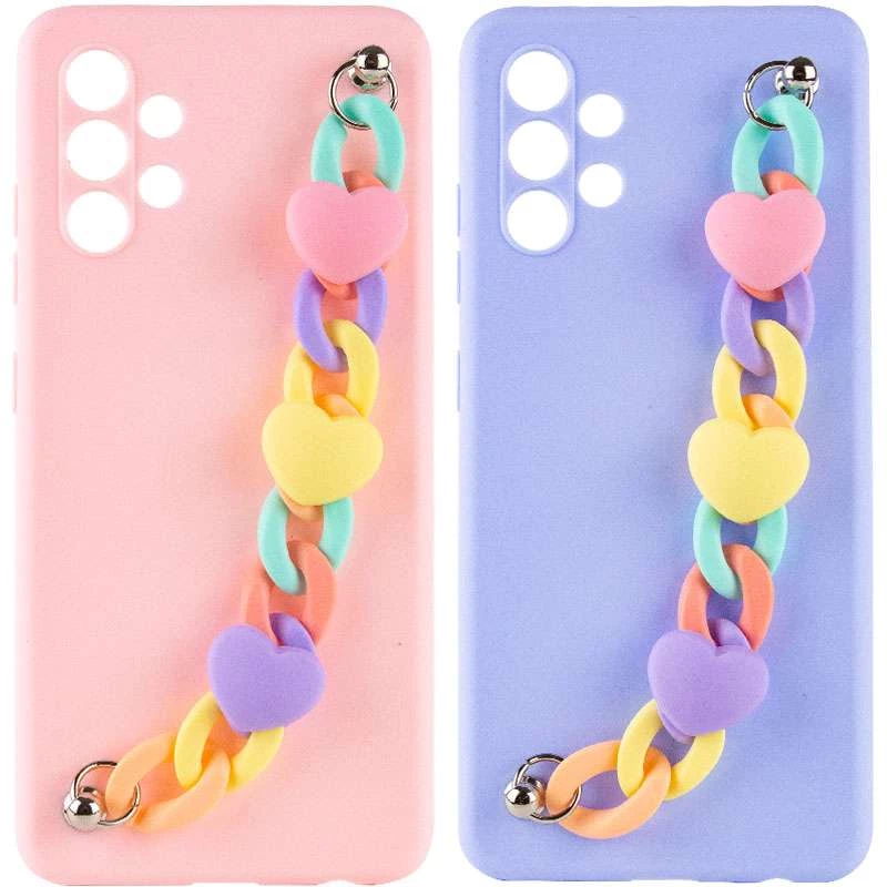 Чохол Heart з ланцюгом на Xiaomi Redmi Note 11 Pro 4G/5G фото 1 з 2