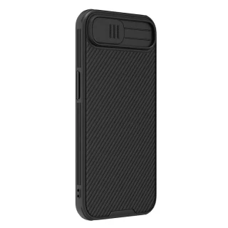 Карбована накладка Nillkin Pro зі шторкою для камери на Apple iPhone 17 Air (6.5") — Black