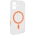 Чехол PC Slim Matte with MagSafe (camera button) для Apple iPhone 16 – Orange. Фото 1 из 7