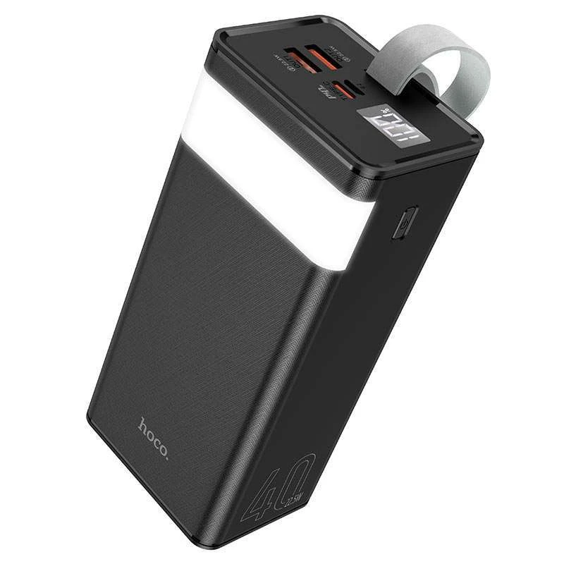 

Портативное зарядное устройство Power Bank Hoco J86 Powermaster 22.5W 40000 mAh (Черный), Чорний