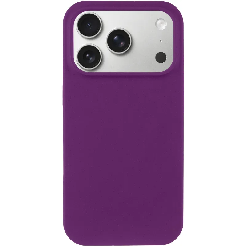 Чехол Silk Full Protective (AA) NO LOGO для Apple iPhone 17 Pro (6.3") – Фиолетовый / Grape. Фото 3 из 6