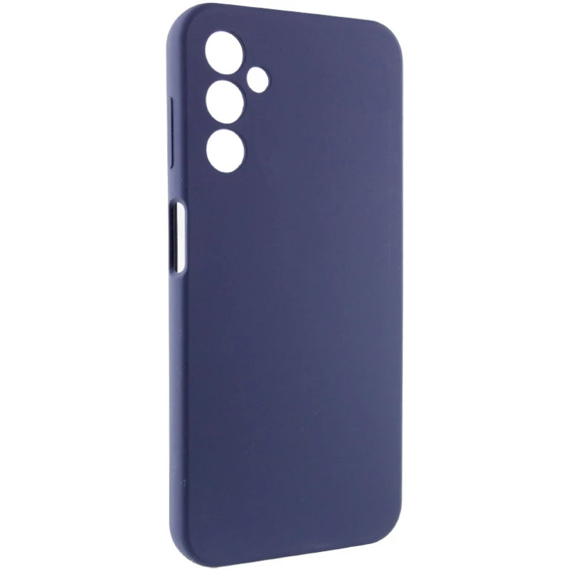 Чохол Silicone Case Lakshmi Premium з закритою камерою на Samsung Galaxy A24 4G – Темно-синій / Midnight blue. Фото 3 з 11